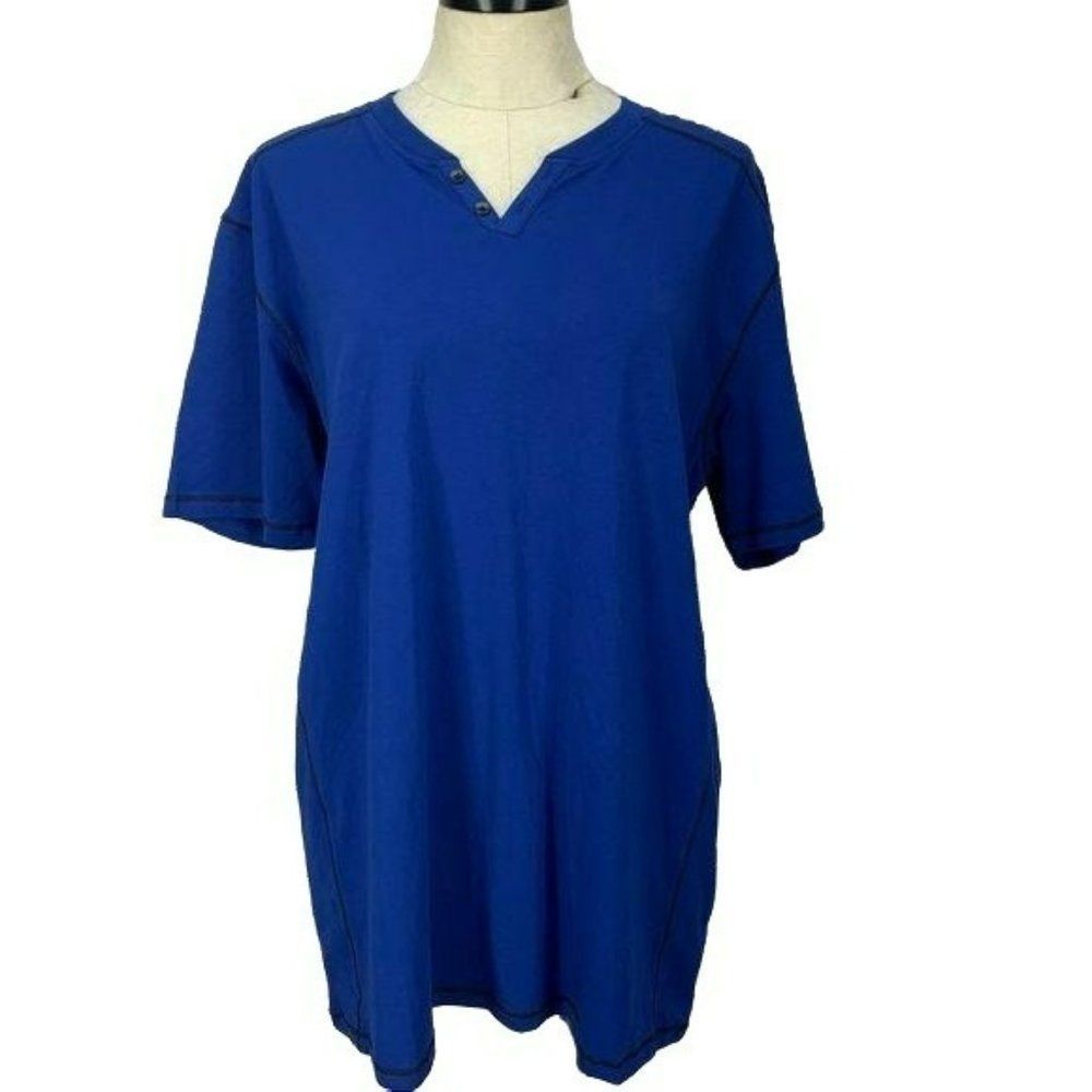 Truth Substance‎ Common Sense Men's Short Sleeve Blue Tee Shirt Size Large